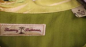 lot 308 image: Beachy Tommy Bahamas Mens Shirt Set