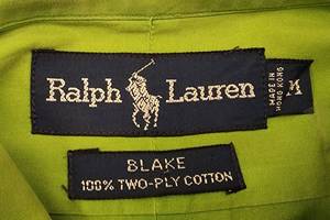 lot 317 image: Pair of Fresh Green Ralph Lauren Mens Shirts