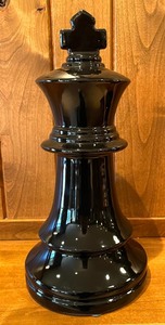 lot 130 image: Large Chess Piece Ceramic Decor by Firefly Home Collections