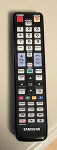 lot 144 image: Samsung 45 Inch TV on a Swivel Stand with Remote