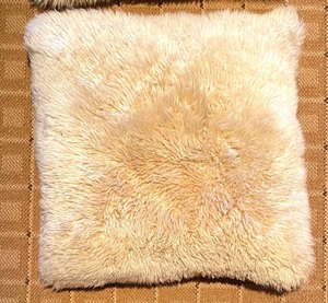 lot 165 image: Oversized Furry Pillows by Auskin