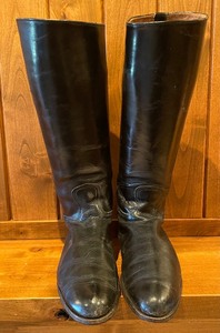 lot 182 image: Vintage Leather Horse Riding Boots