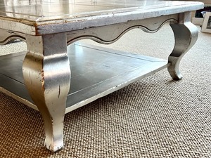 lot 47 image: Large Elegant Silver Cocktail Table
