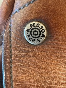lot 27A image: N. Pessoa of Paris Leather Saddle with 2 Pads and Saddle Stand