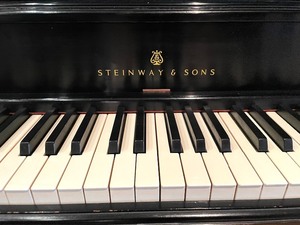lot 10 image: Brilliant Black Steinway and Sons Piano