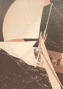 lot 386 image: Framed Sailboat Print