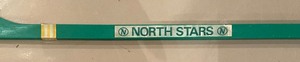 lot 409 image: Vintage Wooden Minnesota Northstars Mini Hockey Stick