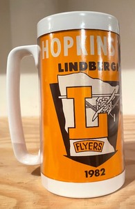 lot 415 image: Vintage Hopkins Lindbergh High School Mug and Pennant