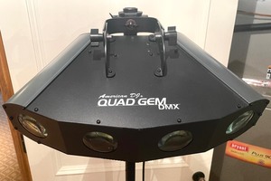 lot 416 image: American DJ Quad Gem DMX Light System with Proline Adjustable Height Stand