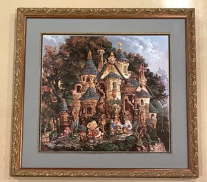 lot 418 image: Limited Edition College of Magical Knowledge Framed Print by James C. Christiansen