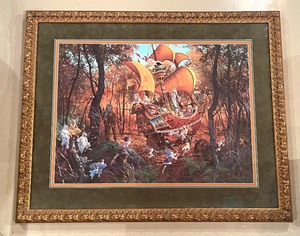 lot 421 image: Limited Edition Flight of the Fablemaker Framed Print by James C. Christiansen with Book and CD