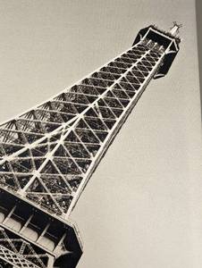 lot 259 image: Very Large Eiffel Tower Canvas Print