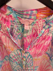 lot 277 image: Lilly Pulitzer Silk Blouse