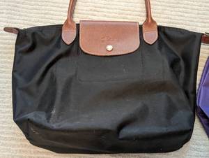 lot 282 image: Pair of Longchamp Nylon Totes