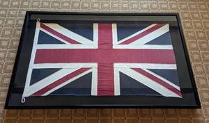 lot 77 image: Large Framed British Union Jack Flag