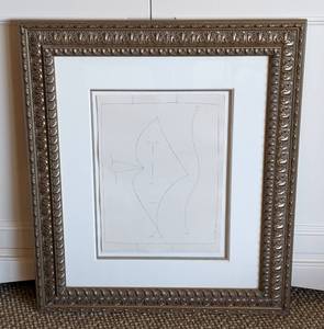 lot 71 image: Framed Untitled Picasso Engraved Print #1
