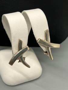 lot 237B image: Tiffany & Co Sterling Paloma Picasso Earrings