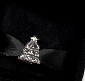 lot 440 image: Pandora Sterling Christmas Tree Charm w Box