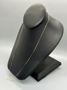 lot 444 image: Lovely 14k Gold 24 Box Chain