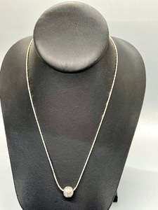 lot 439 image: Sterling Necklace and Sterling Pandora Butterfly Charm