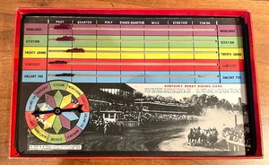 lot 189 image: Vintage Kentucky Derby Racing Game