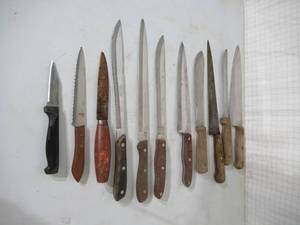 lot 90 image: Lot of Butcher Knives