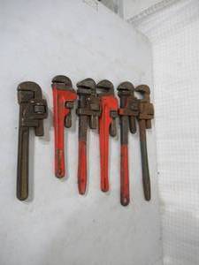 lot 107 image: Lot  of Pipe wrenches