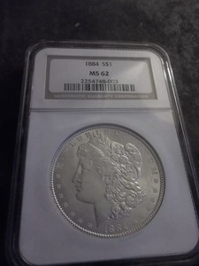 1884  Morgan Silver Dollar