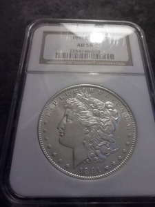 1891 S Morgan Silver Dollar