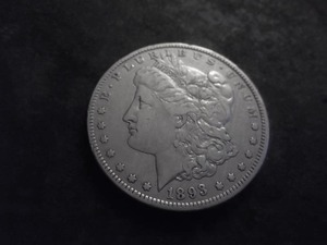 1893 O Morgan Silver Dollar