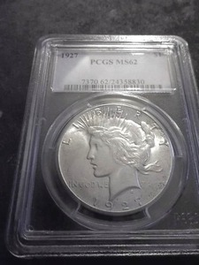 1927 Peace Silver Dollar