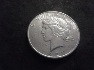 1927 D Peace Silver Dollar