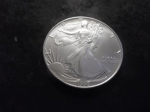 1992 Silver Eagle Dollar 1 Oz. 99.9 Fine MSFrom UNC Roll