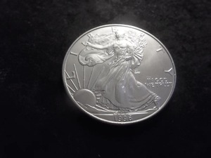 1996 Silver Eagle Dollar 1 Oz. 99.9 Fine MSFrom UNC Roll