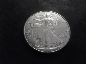 1998 Silver Eagle Dollar 1 Oz. 99.9 Fine MSFrom UNC Roll