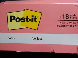 18 pack Post-It Pads 3 x 3...