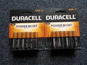 24 AAA Duracell Batteries...