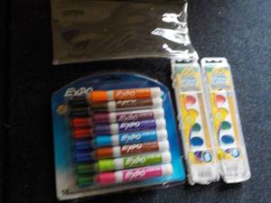 Pencil case, Water Colors and more...