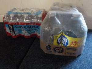 24 pack Crystal Geyser Water and 6 ...