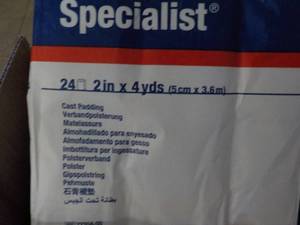 6 pkgs Specialist 2 x 4yds Cast Pa...