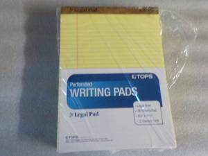 12 Legal Rule Writing Pads...