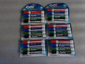 6 - 4 pack Expo Dry Erase Markers...