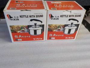 2 YIXIN Stainless Kettles with Soun...