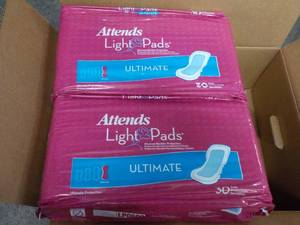 2 Pkgs Attends Light Pads 30 each...
