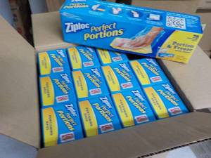 12 Boxes Ziploc Perfect Portion Bag...