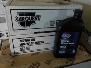 Case of 12 qt Bottles Carquest Moto...