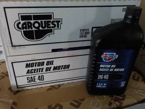 Case of 12 qt Bottles Carquest Moto...