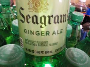 24 Packs Seagrams Ginger Ale...