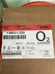 lot 14 image: Rehau Infloor Heat Tubing