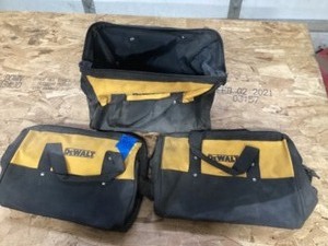 lot 39 image: 3 Dewalt Toolbags